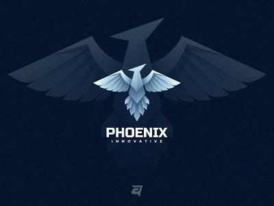 Phoenix animal branding colorful design gradient graphic graphic design illustration logo modern technology vector