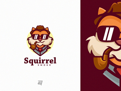 Squirrel branding cartoon creative design graphic graphic design illustration logo logo inspiration mascot modern simple squirrel vector