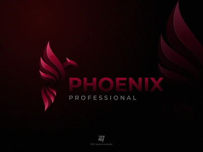Phoenix animal bird branding colorful creative design gradient graphic design illustration logo logo awesome logo design logo inspiration modern phoenix professional technolog vector
