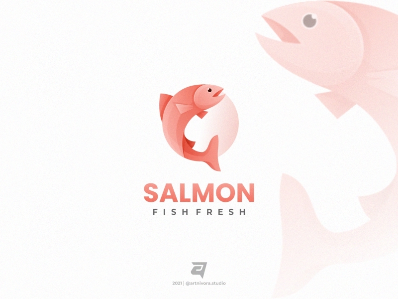 Salmon by Artnivora Studio on Dribbble