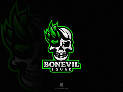 BONEVIL artnivorastudio bone bonevil branding design devil esports gaming gaminglogo illustration logo logo awesome logo inspiration modern sport sports squad team technology vector