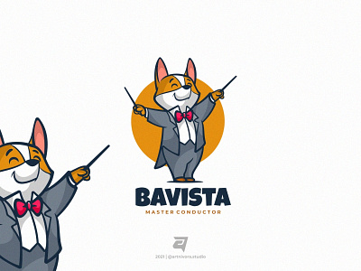 BAVISTA artnivorastudio bavista branding cartoon character design graphic design illustration logo logo awesome logo inspiration mascot master conductor modern simple vector