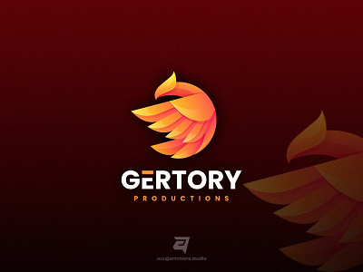 GERTORY artnivorastudio bird branding colorful design eagle gradient graphic graphic design illustration logo logo awesome logo inspiration modern simple technology vector