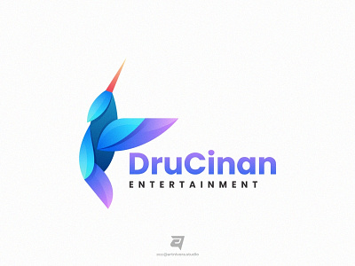 DruCinan artnivorastudio bird branding colibri colorful creative design freedom gradient graphic design illustration logo logo awesome logo inspiration logo maker modern simple technology vector