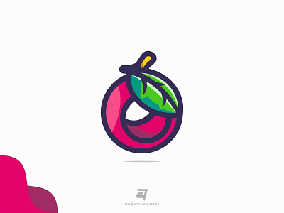 Fruite artnivorastudio branding colorful design fruit graphic design healthy illustration logo logo awesome logo inspiration logo maker modern simple sweet technology vector
