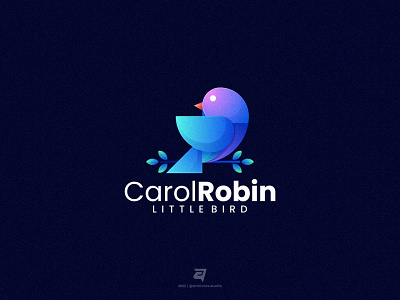 CarolRobin artnivorastudio bird branding colorful design freedom graphic design illustration little logo logoawesome logoinspiration logomaker modern simple technology vector