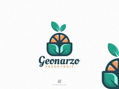 Geonarzo artnivorastudio branding colorful creative design graphic design illustration juicy logo logoawesome logoideas logoinspiration logomaker mockup modern orange simple vector