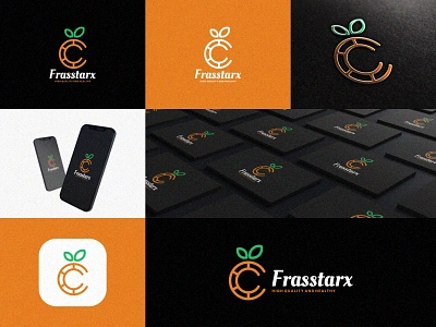 Frasstarx artnivorastudio branding colorful creative design graphic design illustration line lineart logo logoawesome logoideas logoinspiration logomaker modern orange simple technology vector