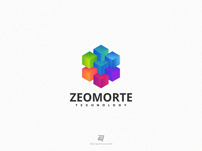 ZEOMORTE artnivorastudio branding colorful cube design education graphic design illustration logo logoawesome logoideas logoinspiration logomaker modern simple smart technology vector