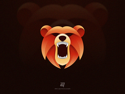 Bear artnivorastudio bear beast branding colorful creative design gradient graphic design illustration logo logoawesome logoideas logoinspiration modern vector zoo