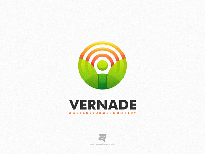 VERNADE artnivorastudio branding colorful creative design environment gradient graphic design illustration logo logoawesome logoideas logoinspiration logomaker modern nature simple vector