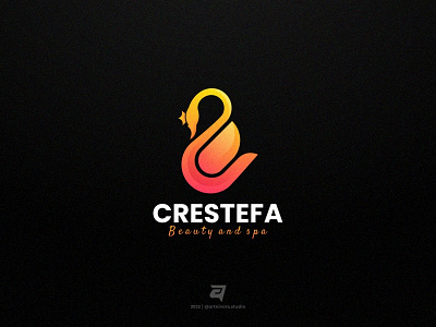 CRESTREFA artnivorastudio beauyt branding colorful creative design graphic design illustration logo logoawesome logoideas logoinspiration logomaker modern sean simple technology vector