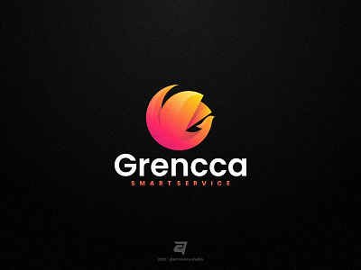 Grenca abstract artnivorastudio branding colorful creative design graphic design illustration logo logoawesome logoinspiration logomaker media modern simple symbol technology vector