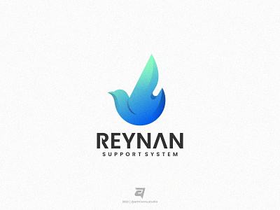 REYNAN artnivorastudio bird branding colorful creative design freedom gradient graphic design illustration logo logoawesome logoinspiration logomaker modern simple technology vector