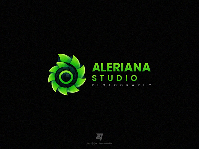 ALERIANA Studio artnivorastudio branding colorful creative design graphic design illustration logo logoawesome logoinspiration logomaker media modern photography simple studio technology vector