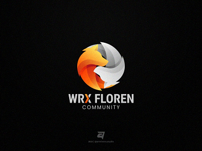 WRX FLOREN artnivorastudio branding colorful creative design fox graphic design illustration logo logoawesome logodesign logoinspiration logomaker media modern simple symbol technology vector