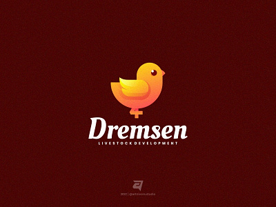 Dremsen artnivorastudio branding chick colorful creative design gradient graphic design illustration logo logoawesome logodesign logoinspiratio logomaker media modern simple symbol vector