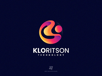 KLORITSON abstract artnivorastudio branding colorful creative design graphic design illustration logo logoawesome logoinspiration logomaker loodesign modern simple technology vector