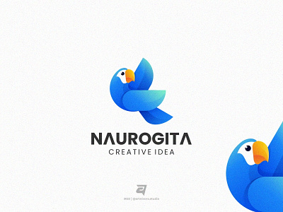 NAUROGITA artnivorastudio branding colorful creative design gradient graphic design illustration logo logoawesome logodesign logoinspiration logomaker modern simple technology vector