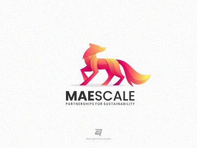 MAESCALE artnivorastudio branding colorful creative design fox graphic design illustration logo logoawesome logodesign logoinspiration logomaker modern simple technology vector