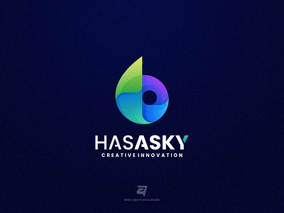 HASASKY abstract artnivorastudio branding colorful creative design graphic design illustration logo logoawesome logodesign logoinspiration logomaker modern simple technology vector