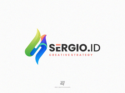 SERGIO.ID artnivorastudio branding colorful creative design freedom graphic design illustration logo logoawesome logodesign logoinspiration modern phoenix simple technology vector