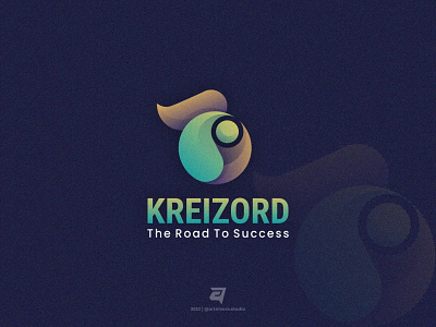 KREIZORD artnivorastudio branding colorful creative design graphic design illustration logo logoawesome logoinspiration logomaker modern rooster simple technology vector