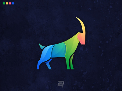 Goat Colorful