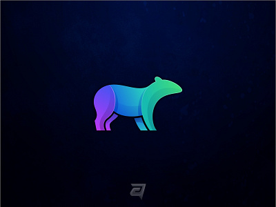 Tapir animal awesome branding colorful design designs gradient icon illustration logo logos memorable modern simple tapir vector