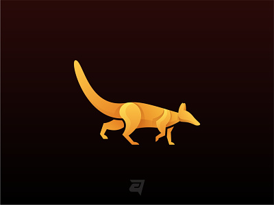Numbat Colorful animal awesome colorful design gradient icon illustration memorable modern numbat simple