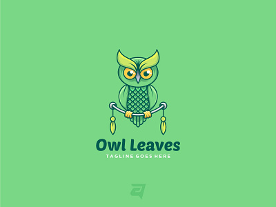 Owl Simple Mascot animal awesome bird character creative design icon illustration memorable modern owl simple vector