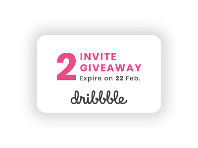 Dribbble invitations