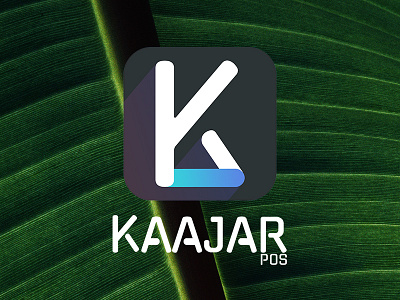 Kaajar Logo branding design logo typography