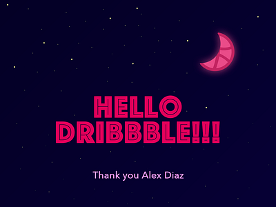 Hello Dribbble!!!