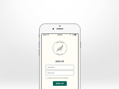 DailyUi 001 - Sign up