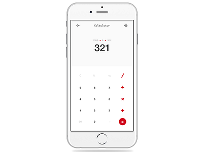 Daily UI 004 - Calculator