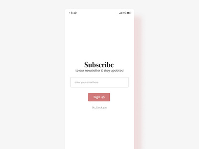 subintagram app dailyui design figma flat minimal ui uidesign ux vector