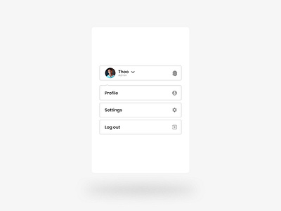 dropdown menu UI app branding dailyui design dropdown figma menu minimal ui uidesign ux vector