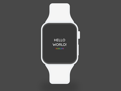 iWatch mockup design figma flat iwatch minimal mockup mockup design ui uidesign ux vector