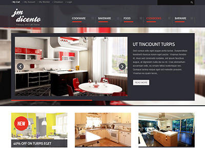 Slide show design ecommerce magento templates themes web