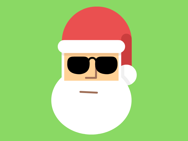 Rock Santa Claus Emoticon  [Animated GIF]