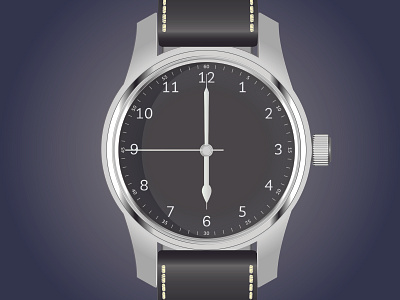 Watch illustration adobe adobe illustrator art design illustration realistic vector vector art vector illustration watch watchface wrist watch