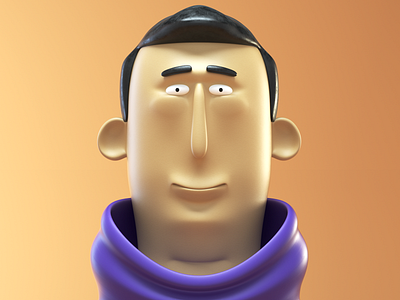 Bobby 3d art c4d character hero illustration octane octanerender