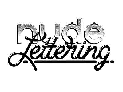 Nude Lettering adobe calligraphy design font graphic design illustration instagram lettering logo typography vector