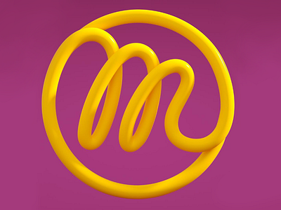 M logo