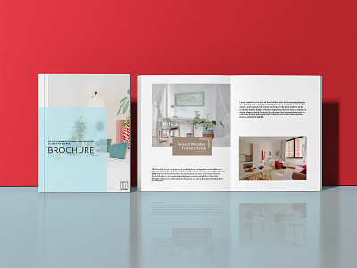 Interior Minimal Brochure Design brochure design broucher interiordesign layoutdesign minimal