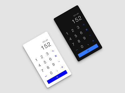 Daily UI #004 | Calculator app calculator calculator ui dailyui dark mode dark theme material design minimal ui ui ux ux