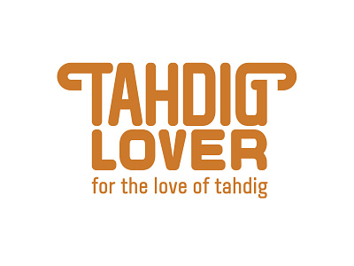 Tahdig Lover | logo adobe adobe illustrator branding design food graphic graphic design illustration logo logo design logodesign logotype persian food pot rice sign tadig tahdig type typography
