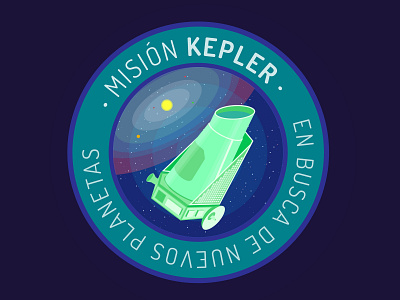 Kepler space telescope animation app design flat flat design icon identitydesign illustration infography information design logo space ui ux vector web