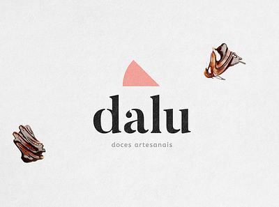 Dalu Logo bakery logo brand identity branding candy shop concept flat logo design logotype minimal minimalist logo sweet symbol